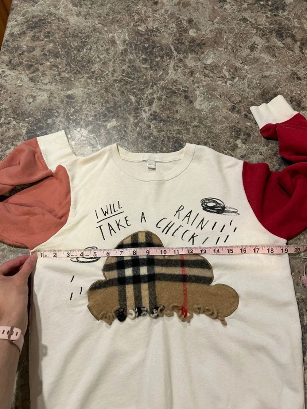 Burberry Nova Rain Check Sweatshirt